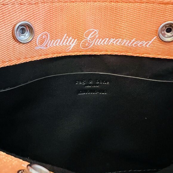 NWOT Rag & Bone Compass Patchwork Green Camo Suede Crossbody Bag Unisex Dust Bag - Picture 7 of 11